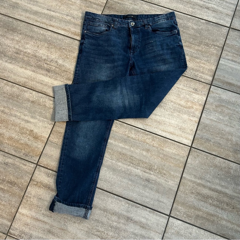 Joe's Jeans Dark Blue The Asher Slim Fit Men's Jeans Size 34 - Picture 3 of 10